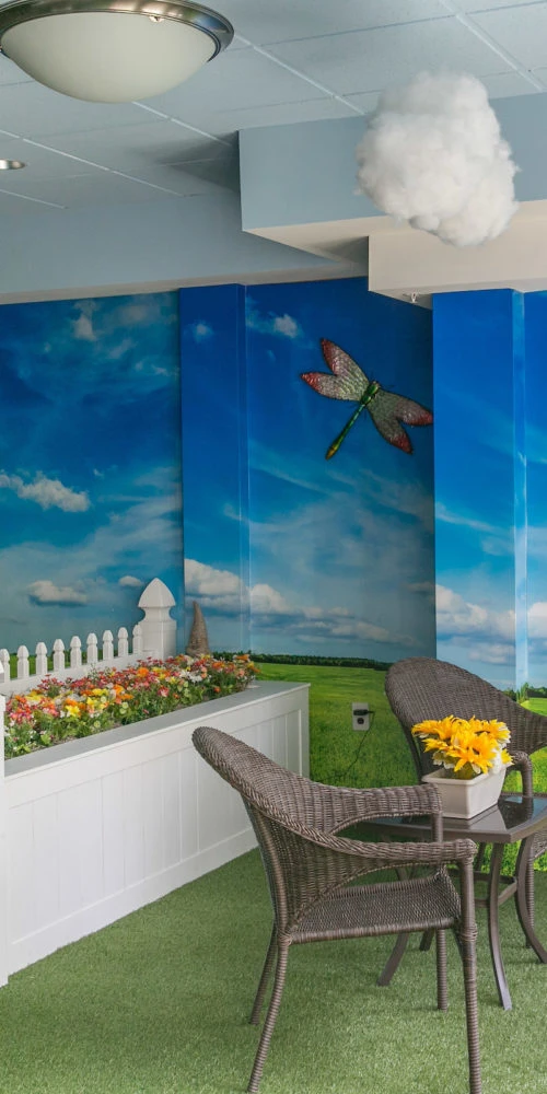 Memory care mural